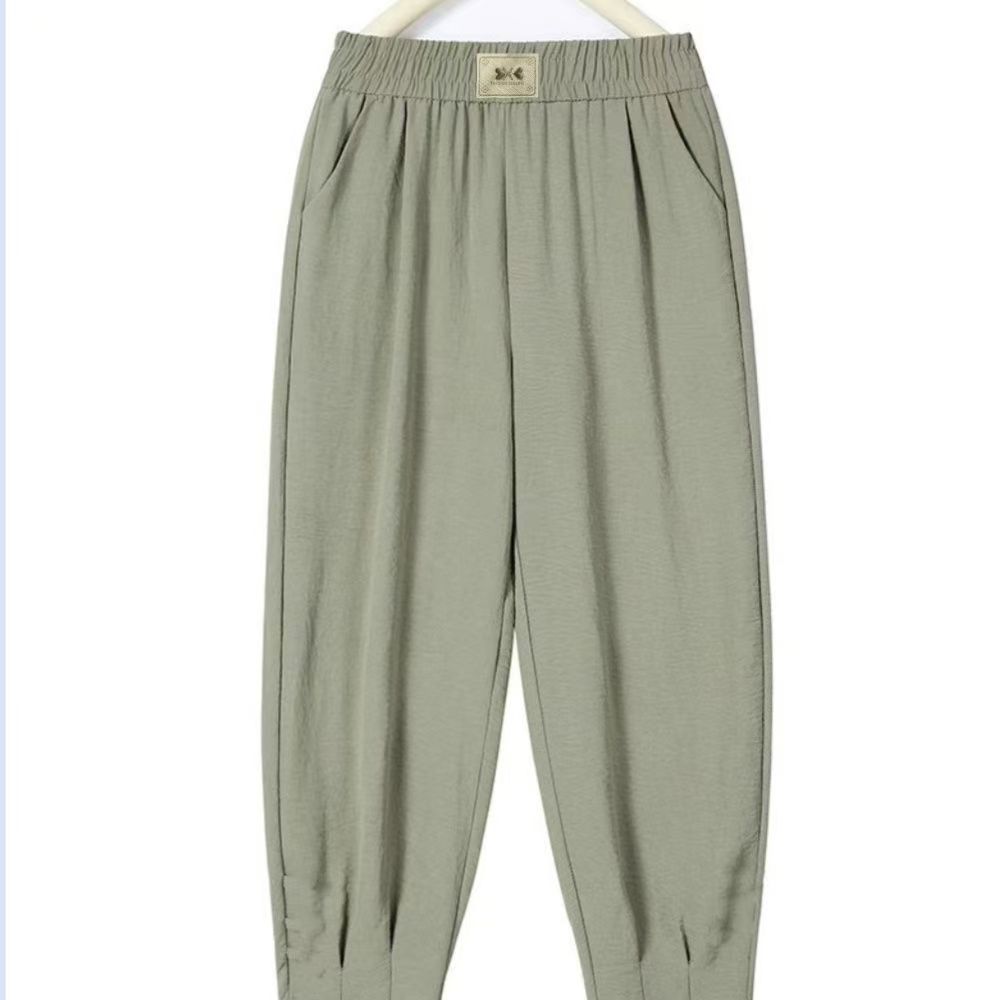 여성 White/Beige/Brown 팬츠 